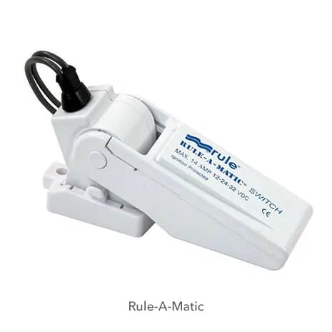 35FA – RULE Bilge Pump Switch, Used For Rule ® Bilge Pumping System Snap Design 12 To 24 Volt 14 Amps